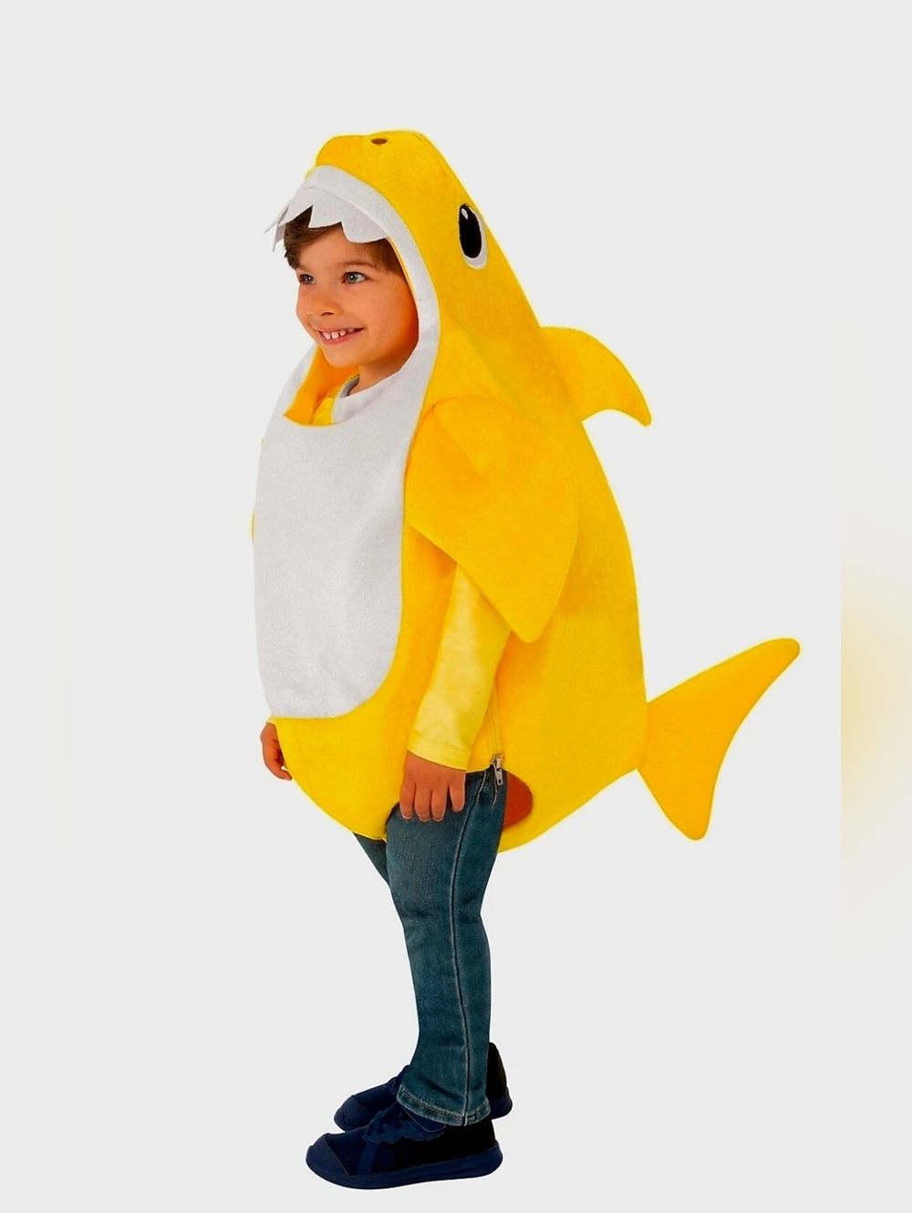 New Baby Shark Deluxe Yellow neutral gender Boy Girl Toddler Halloween Costume